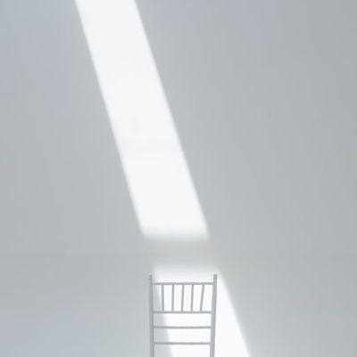 Sunlight streaming into a calm and empty practice room.